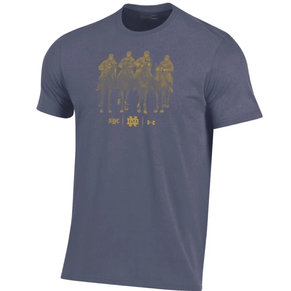 NEW Under Armour Notre Dame Fighting Irish 2024 Shamrock Series Horsemen T Shirt